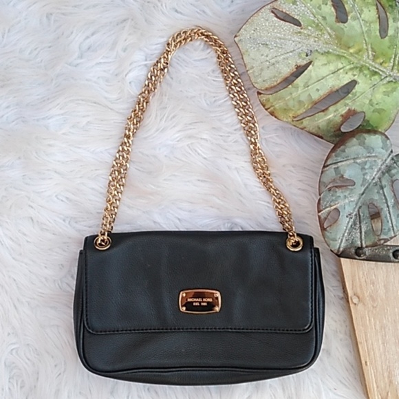 michael kors black chain purse